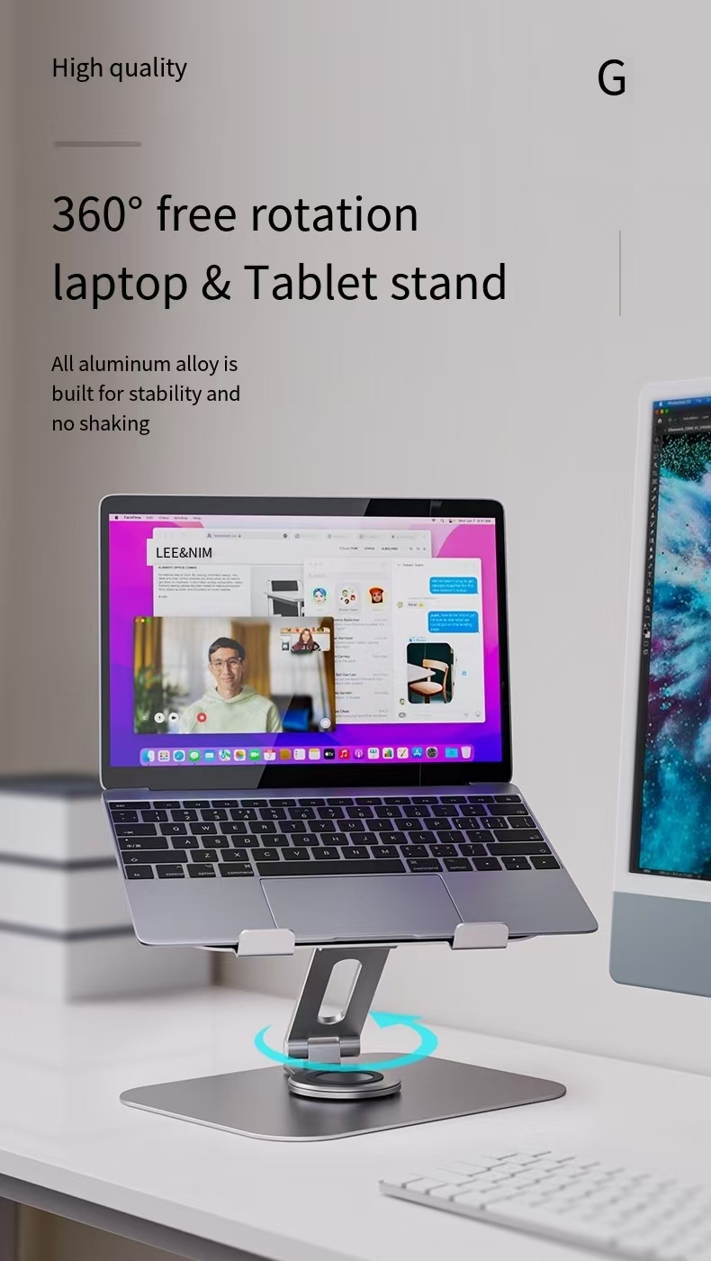 360 Degree Free Fotation Laptop and Tablet Stand